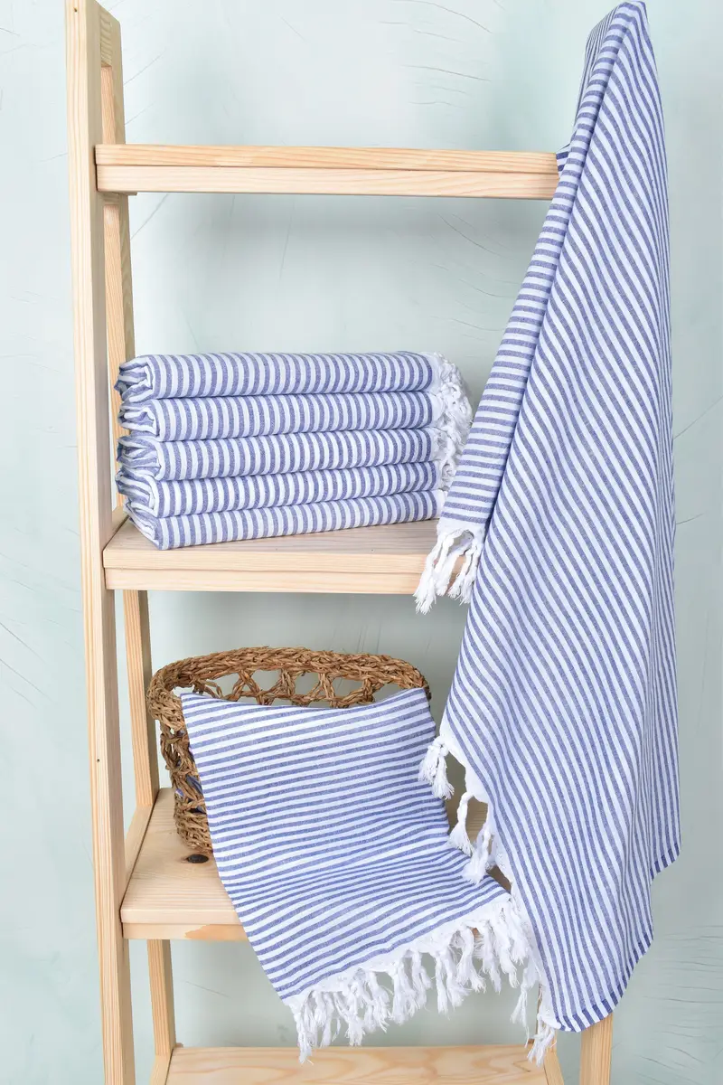 Baby Boy Gift, Bachelor Bachelorette Party Favors, Bridesmaid Gift Towel, Bachelorette Party Gifts, 68x36 Cotton Striped Towel, Custom Turkish Towel - 3
