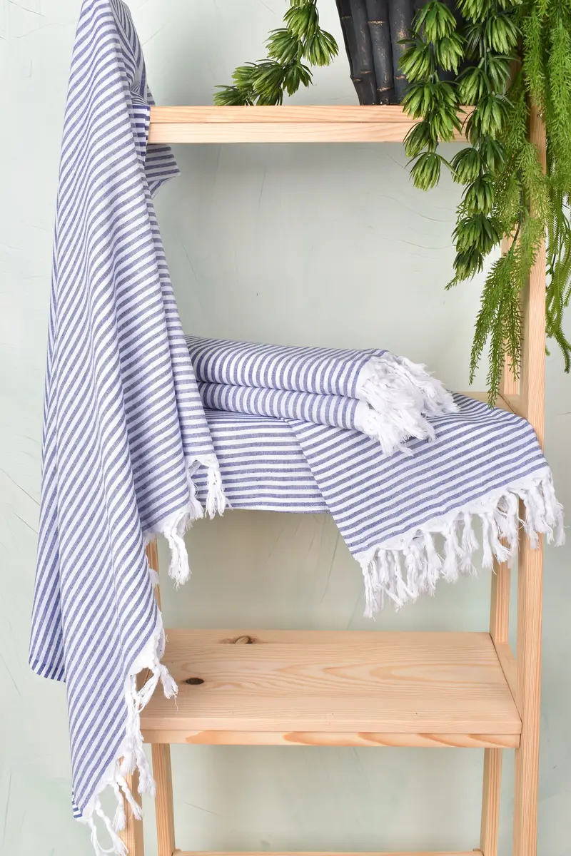 Baby Boy Gift, Bachelor Bachelorette Party Favors, Bridesmaid Gift Towel, Bachelorette Party Gifts, 68x36 Cotton Striped Towel, Custom Turkish Towel - 6
