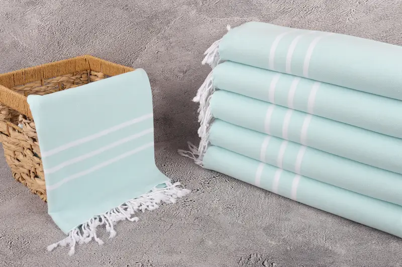 Spa Gift, Personalized Turkish Towel, Bachelorette Party Gifts, Yoga Towel, 70x40 Cotton Striped Towel, Oversized Beach Towel, Large Turkish Towel - 3