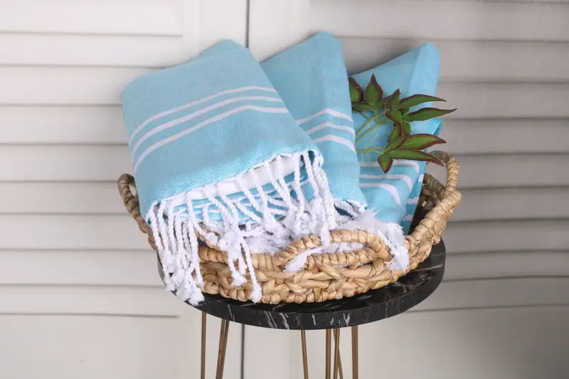 Monogrammed Hand Towel, Turkish Towel Hand Towel, Personalized Wedding Gift, Gym Towel, 40x24 Cotton Striped Towel, Monogram Hand Towel, Spa Towel - 5