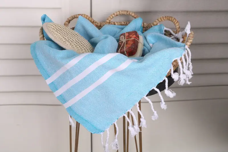 Monogrammed Hand Towel, Turkish Towel Hand Towel, Personalized Wedding Gift, Gym Towel, 40x24 Cotton Striped Towel, Monogram Hand Towel, Spa Towel - 2