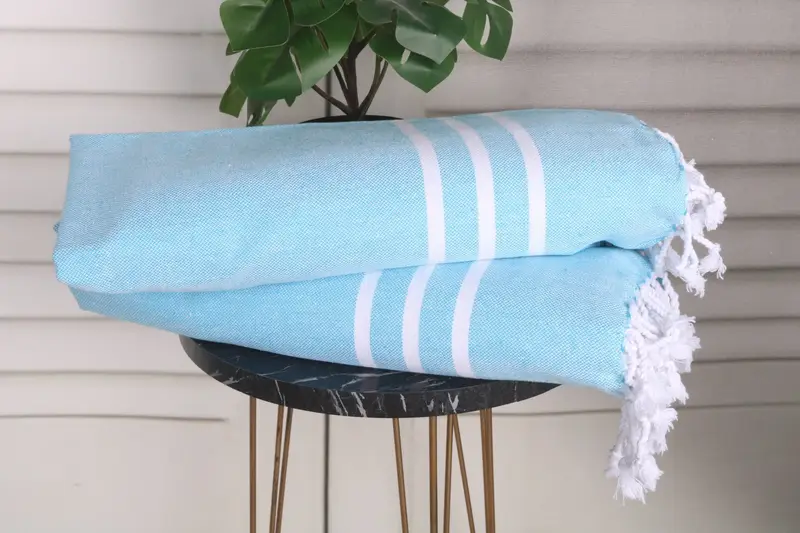 Monogrammed Hand Towel, Turkish Towel Hand Towel, Personalized Wedding Gift, Gym Towel, 40x24 Cotton Striped Towel, Monogram Hand Towel, Spa Towel - 3