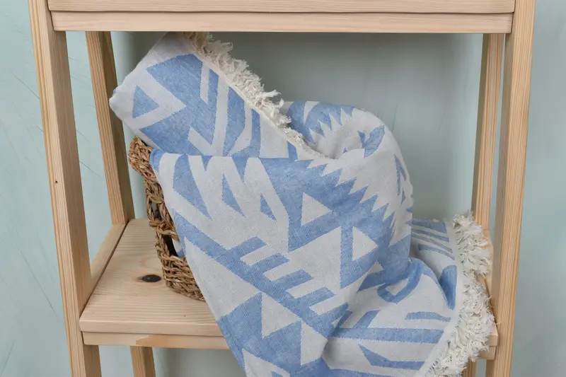 Engagement Gift, Custom Gift, Turkish hand towel, Organic cotton peshtemal for spa and beach, 76x40 Cotton Geometric Towel, Monogrammed Beach Towel - 5