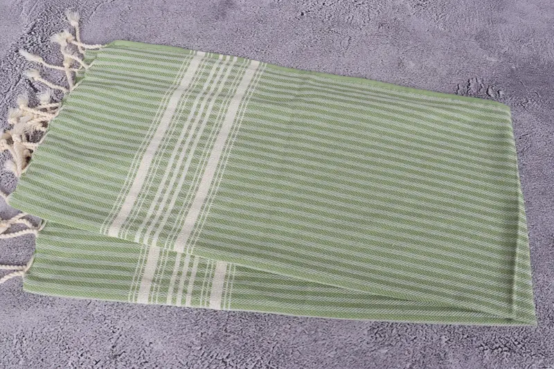Personalized Hand Towel, Monogram Towels, Kitchen Towel, Monogrammed Hand Towel, 40x18 Cotton Striped Towel, Bridesmaid Gift Towel, Summer Towel - 6