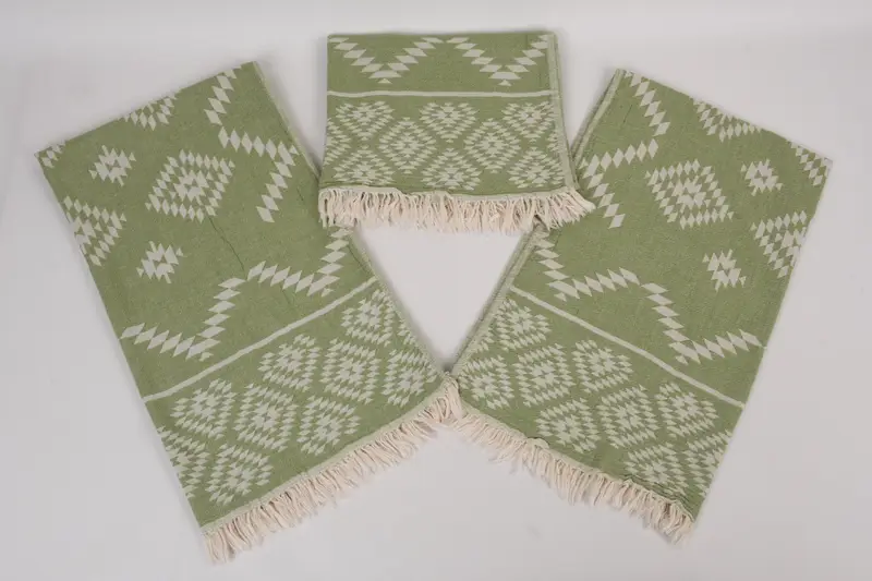 Fitnesshandtuch, Hauswärmegeschenk, Strandthema Junggeselle Party, Monogramm Küchentuch, Monogramm Handtuch, 40x18 Baumwoll -Kilim -Handtuch, Hochzeitsgeschenk - 6