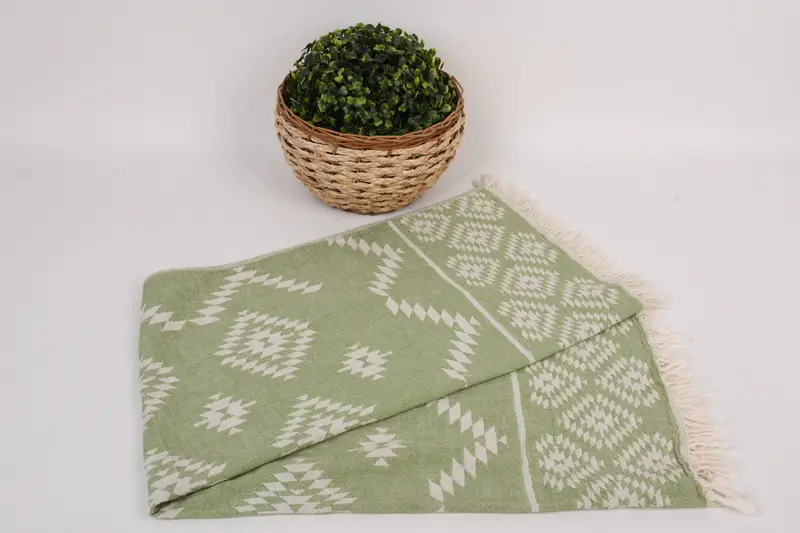 Fitnesshandtuch, Hauswärmegeschenk, Strandthema Junggeselle Party, Monogramm Küchentuch, Monogramm Handtuch, 40x18 Baumwoll -Kilim -Handtuch, Hochzeitsgeschenk - 4