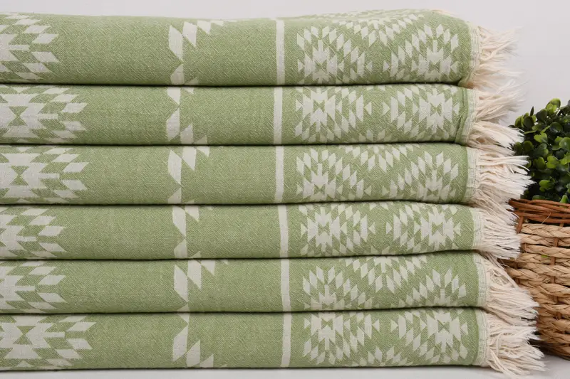 Fitnesshandtuch, Hauswärmegeschenk, Strandthema Junggeselle Party, Monogramm Küchentuch, Monogramm Handtuch, 40x18 Baumwoll -Kilim -Handtuch, Hochzeitsgeschenk - 2