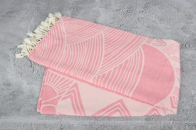 Housewarming Gift, Custom Gifts, Personalized Turkish Towel, Monogrammed Beach Towel, Turkish Bath Towel Set, 68x40 Cotton Striped Design Towel - 7