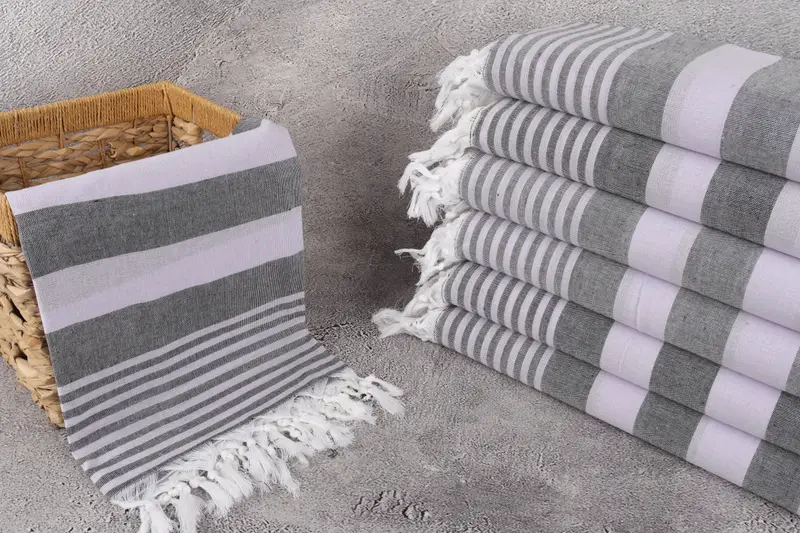 Custom Towel, 68x36 Cotton Striped Towel, Bachelor Party Gifts, Bachelor Party Favors, Lightweight Turkish towel, Beach Towel Gift, Peshtemal Towel - 3