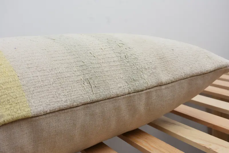 Accent Pillow Case, Kilim Pillow Cover, Pillow for Sofa, Pillow Sham, Home Decor Pillow, 16x48 Beige Cushion, Decorative Bolster Pillow Case - 7