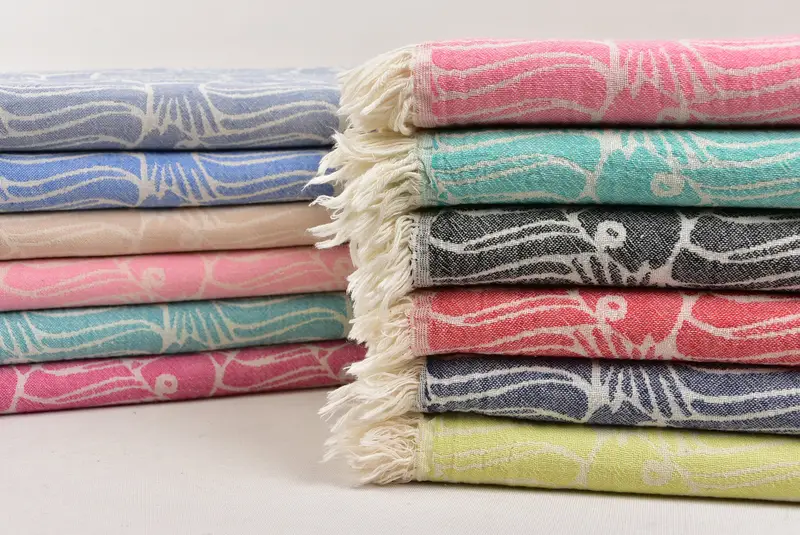 Small Bath Towels, Kitchen Towel, Boyfriend Gift, Bathroom Towels, Valentines Day Gift For Him, 40x24 Cotton Fish Design Towel, Guest Towel - 1