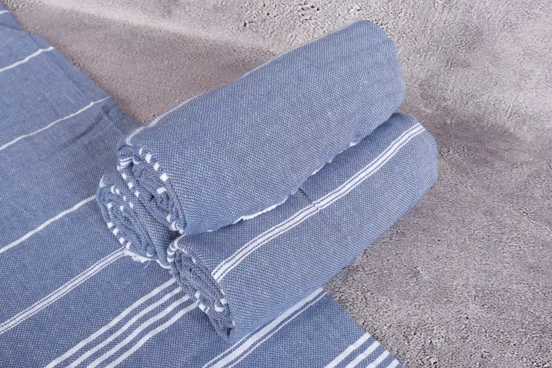 70x40 Cotton Striped Towel, Beach Size Towel, Wedding Gifts Towel, Handmade Gift, Spa Gift Towel, Bachelor Bachelorette Party Favors, Wedding Gift - 7