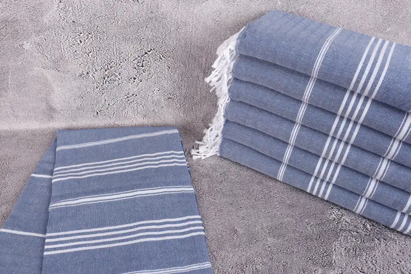 70x40 Cotton Striped Towel, Beach Size Towel, Wedding Gifts Towel, Handmade Gift, Spa Gift Towel, Bachelor Bachelorette Party Favors, Wedding Gift - 2