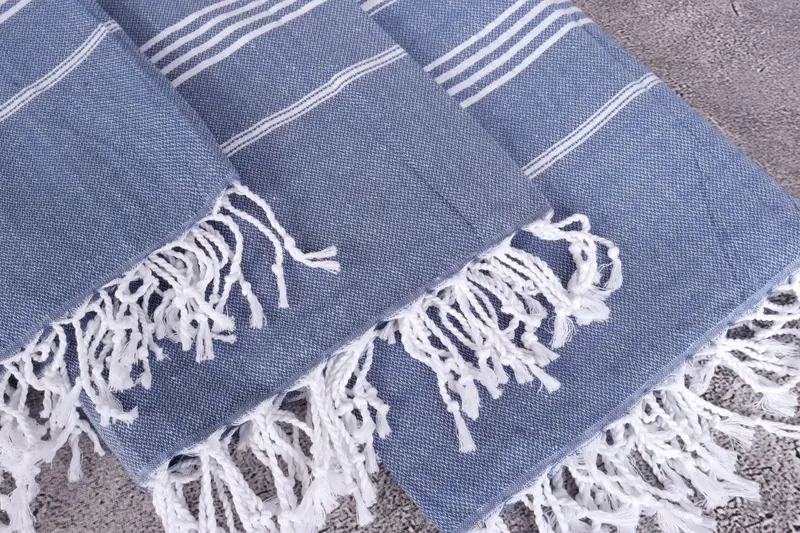 70x40 Cotton Striped Towel, Beach Size Towel, Wedding Gifts Towel, Handmade Gift, Spa Gift Towel, Bachelor Bachelorette Party Favors, Wedding Gift - 5