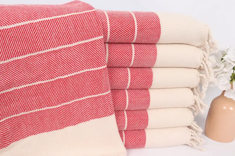 Personalized Dish Towel, Personalized Gifts, Personalized Gift For Him, Turkish Towel Hand Towel, Best Friend Gift, 36x16 Cotton Striped Towel - 1