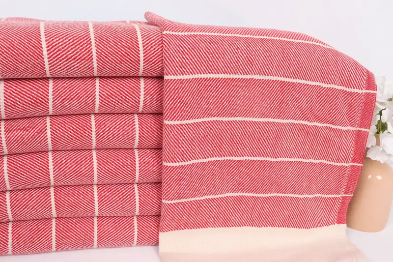 Personalized Dish Towel, Personalized Gifts, Personalized Gift For Him, Turkish Towel Hand Towel, Best Friend Gift, 36x16 Cotton Striped Towel - 2
