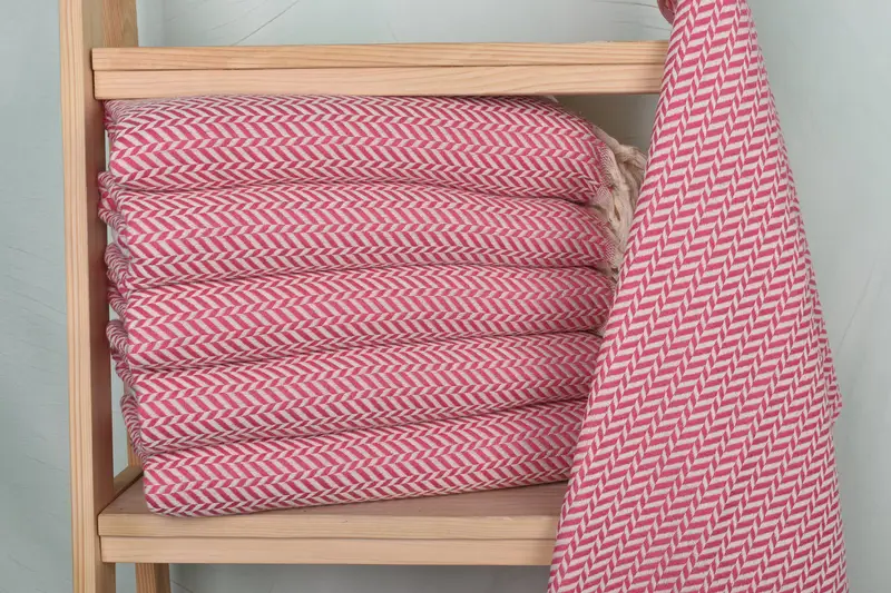 Monogram Hand Towel, Organic Towel, Personalized Dish Towel, Spa Towel, Bridesmaid Favors, 36x18 Cotton Chevron Towel, Monogram Kitchen Towel - 2