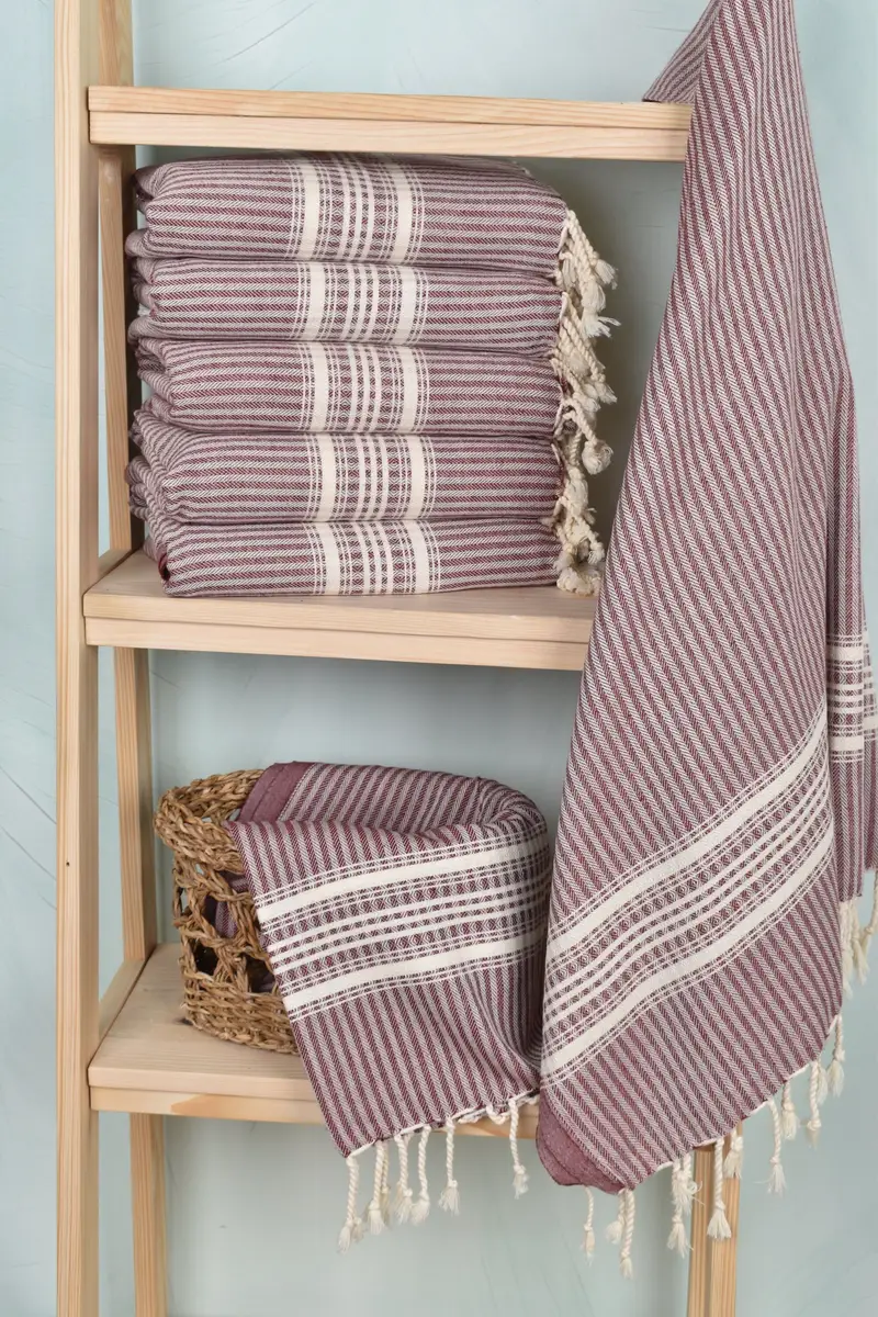 Hammam Towel USA, 68x38 Cotton Striped Towel, Soft towel, Personalized Wedding Gift, Personalized Wedding Gift For Couple, Wedding Gift, Pool Towels - 3