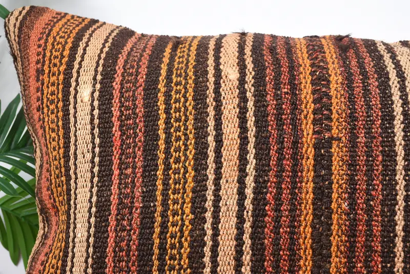 Comfy Throw Pillow Case, Throw Kilim Pillow, 20x28 Red Pillow Case, Pillow Case, Kilim Pillow Cover, Pillow for Sofa - 2