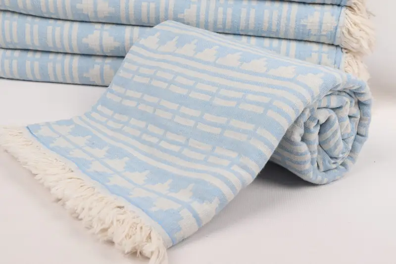 70x40 Cotton Kilim Design Towel, Quick-Dry Beach Towel, Wedding Favors, Friends Beach Towel, Personalized Beach Towel, Bachelorette Party Favor - 5