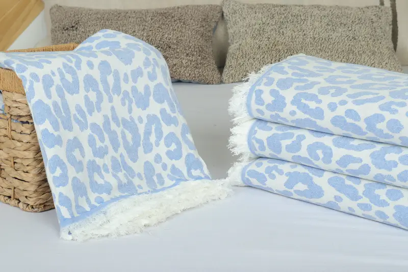 Decorative Blanket, Turkish Towel Beach Blanket, Anniversary Gift For Her, Throw Blanket Couch, Bedspread, 96x80 Cotton Patterned Towel - 3