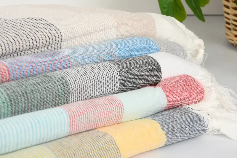 Bachelorette Gifts, Beach Bachelorette Party Decorations, 68x40 Cotton Striped Towel, Personalized Beach Towel, Quick-dry peshtemal, Christmas Gift - 3