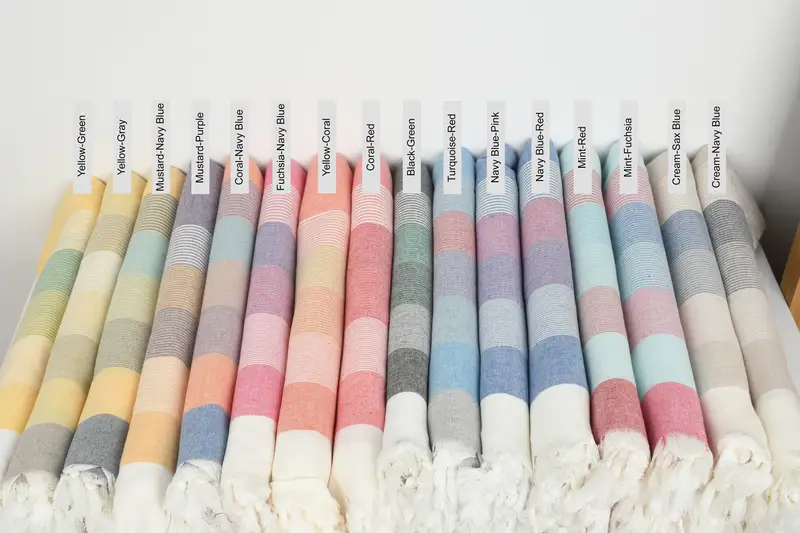 Bachelorette Gifts, Beach Bachelorette Party Decorations, 68x40 Cotton Striped Towel, Personalized Beach Towel, Quick-dry peshtemal, Christmas Gift - 1