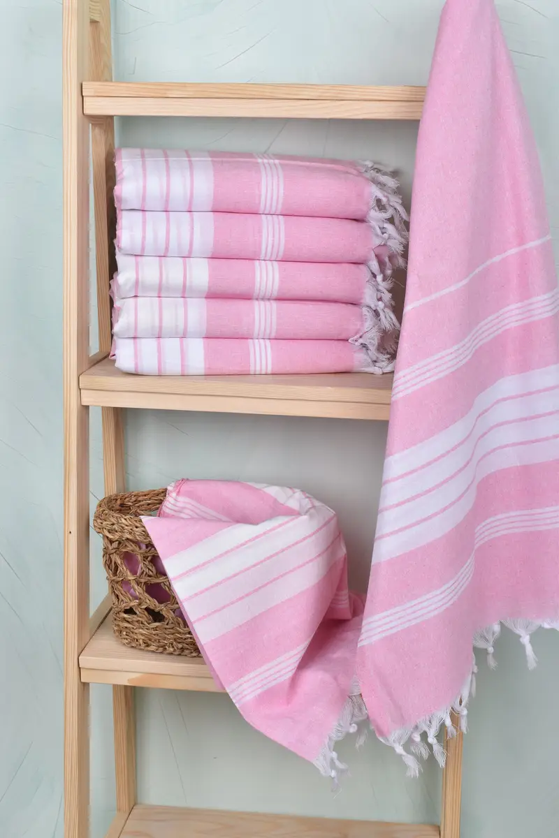 Halloween Gifts, Custom Wedding Gift, Bridesmaid Gifts, 68x36 Cotton Striped Towel, Spooky Bachelorette Party Favors, Monogram Turkish Towel - 3