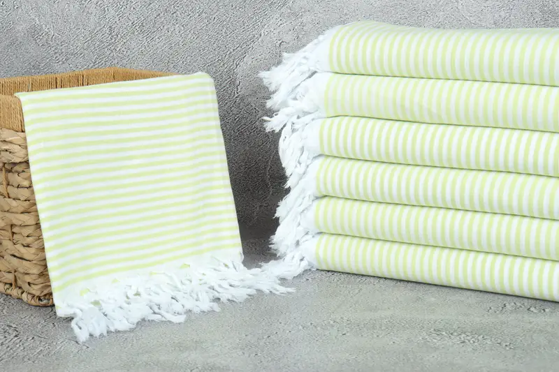68x36 Cotton Striped Towel, Embroidered Towel, Embroidery Towels, Gifts For Him, Bachelor Bachelorette Party Favors, Turkish Towel Monogram - 5