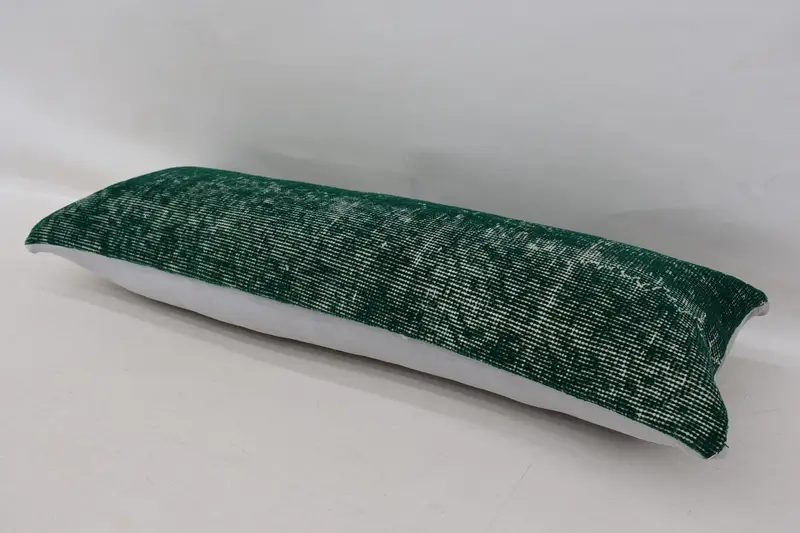 12x36 Green Cushion Case, Kilim Pillow Cover, Throw Kilim Pillow, Home Decor Pillow, Cushion Cover, Pattern Throw Pillow Sham, Armchair Pillow Cover - 6