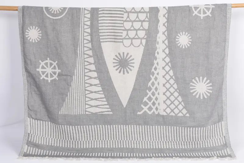 Turkish bath towel, Gift Boxes Towel, Quick-dry towel, Guest Towel, 70x38 Cotton Fish Design Towel, Personalized Wedding Gift, Cute Beach Towel