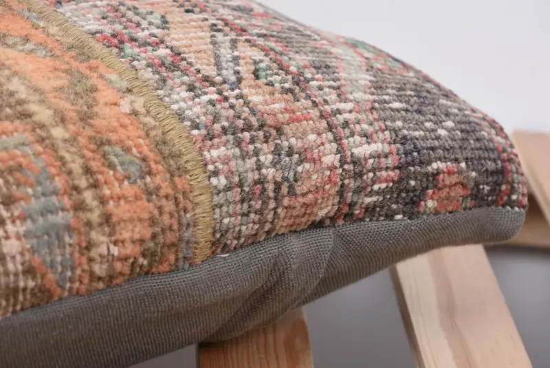 14x14 Brown Pillow Cover, Sustainable Cushion Case, Bolster Throw Cushion Cover, Boho Pillow Sham Cover, Pillow Sham, Home Decor Pillow, Gift Pillow - 7