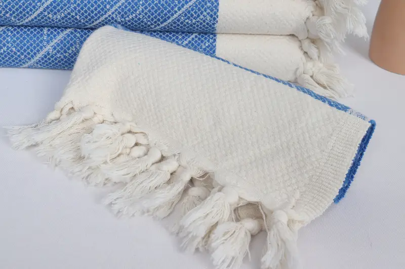 36x18 Cotton Geometric Towel, Small Bath Towels, Bathroom Hand Towel, Summer Gift, Guest Towel, Monogrammed Hand Towel, Personalized Gifts - 4