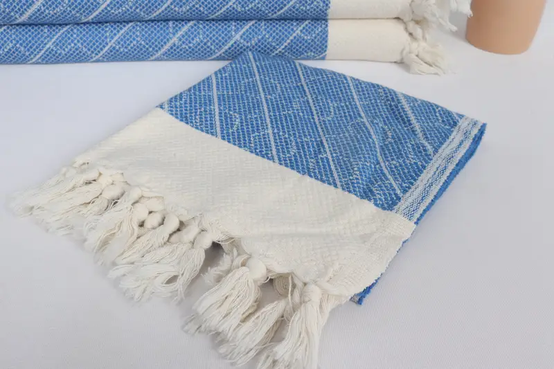 36x18 Cotton Geometric Towel, Small Bath Towels, Bathroom Hand Towel, Summer Gift, Guest Towel, Monogrammed Hand Towel, Personalized Gifts - 5