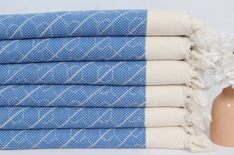 36x18 Cotton Geometric Towel, Small Bath Towels, Bathroom Hand Towel, Summer Gift, Guest Towel, Monogrammed Hand Towel, Personalized Gifts - 3