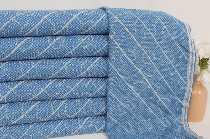 36x18 Cotton Geometric Towel, Small Bath Towels, Bathroom Hand Towel, Summer Gift, Guest Towel, Monogrammed Hand Towel, Personalized Gifts - 2