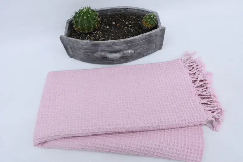 68x36 Cotton Waffle Towel, Embroidery Towels, Absorbent Turkish towel, Hammam towel, Cancun Bachelorette Party Gift Ideas, Summer Gift, Summer Towel - 6