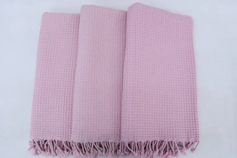 68x36 Cotton Waffle Towel, Embroidery Towels, Absorbent Turkish towel, Hammam towel, Cancun Bachelorette Party Gift Ideas, Summer Gift, Summer Towel - 4
