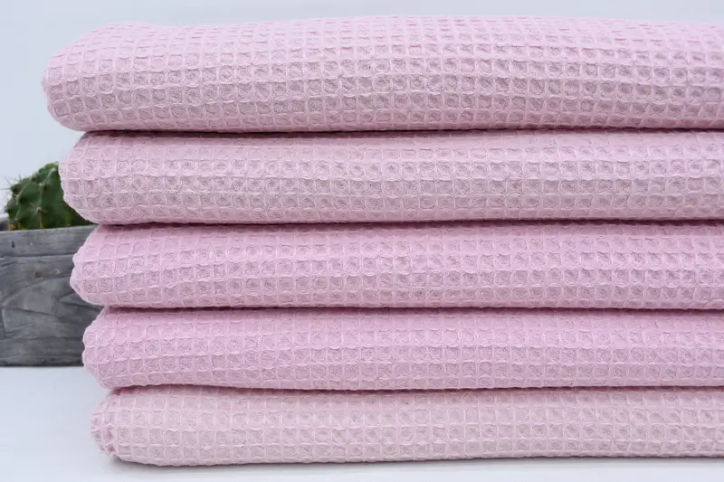68x36 Cotton Waffle Towel, Embroidery Towels, Absorbent Turkish towel, Hammam towel, Cancun Bachelorette Party Gift Ideas, Summer Gift, Summer Towel - 2