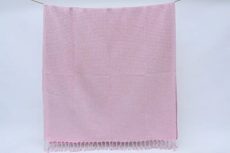 68x36 Cotton Waffle Towel, Embroidery Towels, Absorbent Turkish towel, Hammam towel, Cancun Bachelorette Party Gift Ideas, Summer Gift, Summer Towel - 8