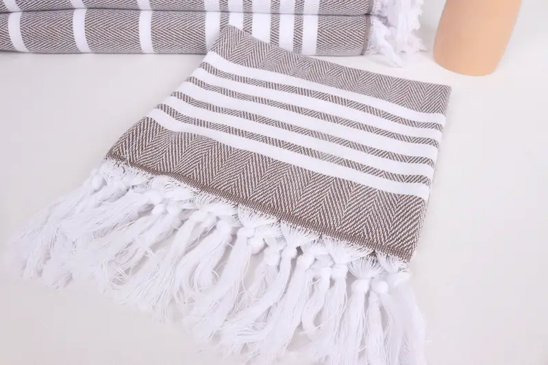 Beach Theme Bachelorette Party, Personalized Hand Towel, Custom Gifts, Personalized Dish Towel, 40x20 Cotton Zig zag Towel, Small Bath Towels - 5