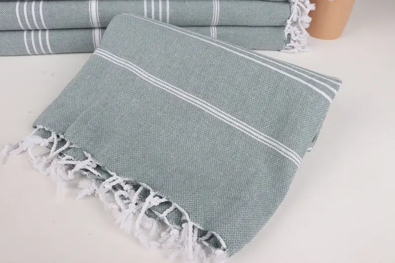 Gym Towel, Bridesmaid Gift Towel, Personalized Gifts, Turkish beach towel, Gift For Mom, 70x40 Cotton Striped Towel, Bachelorette Party Items - 4