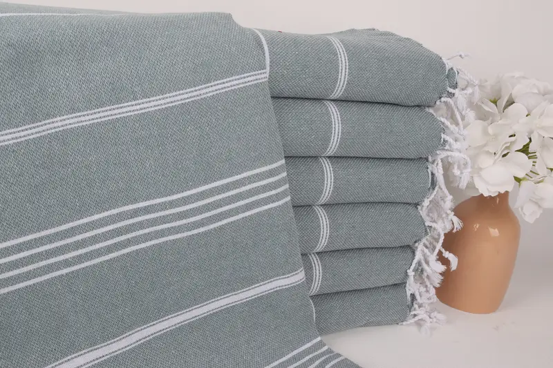Gym Towel, Bridesmaid Gift Towel, Personalized Gifts, Turkish beach towel, Gift For Mom, 70x40 Cotton Striped Towel, Bachelorette Party Items - 1