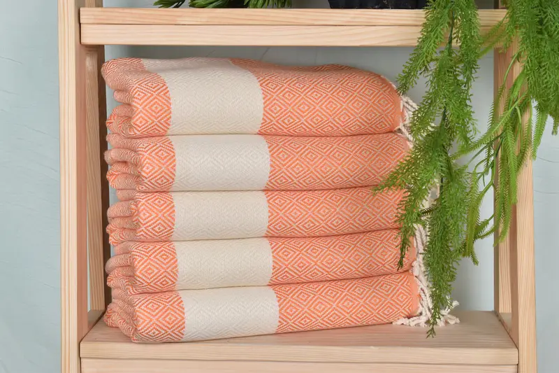 Spa Towel, 70x40 Cotton Diamond Towel, Bridesmaid Gift, Custom Gift, Bachelorette Party Gifts, Turkish bath towel, Summer Towel, Valentines Day Gift - 2