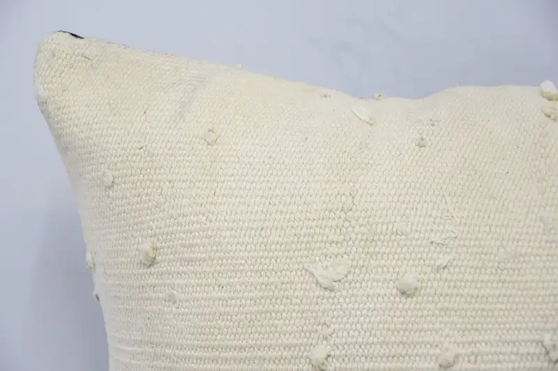 Turkish Pillow, Turkish Kilim Pillow, Neutral Throw Cushion, Boho Pillow, Cushion, Outdoor Throw Pillow Sham, 24x24 White Pillow Sham - 2