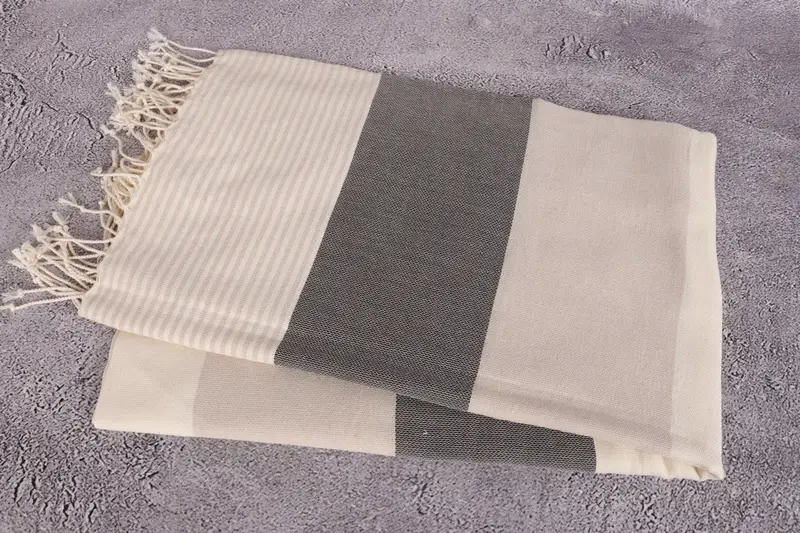 68x40 Cotton Striped Towel, Custom Gift, Turkish Beach Towel Personalized, Bachelorette Party Gifts, Personalized Gift For Him, Wedding Gifts Towel - 6