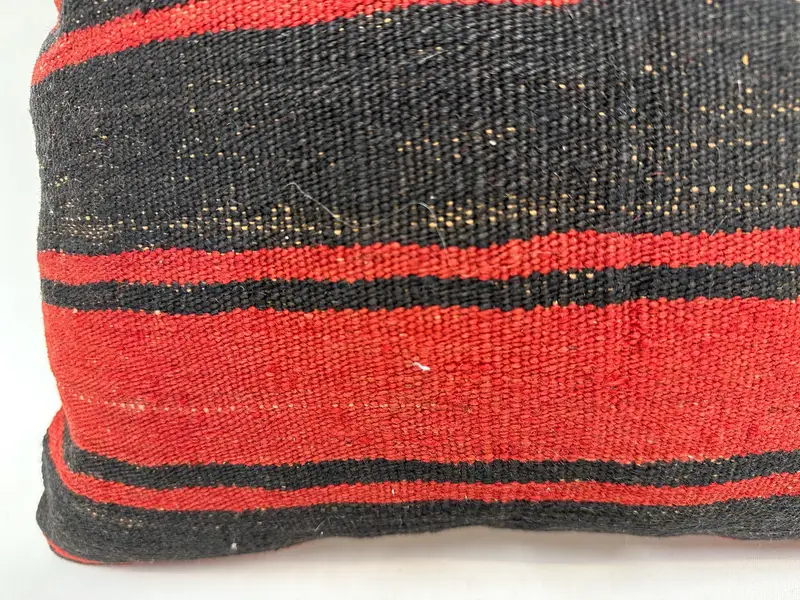 18x18 Red Pillow Case, Pillow for Couch, Vintage Pillow, Customized Pillow Cover, Pillow Cover, Turkish Pillow, Nomadic Pillow Cover - 2