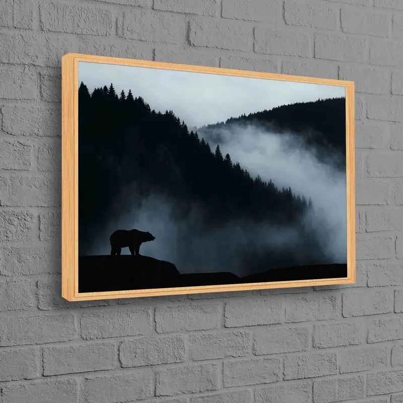 Fauna elegante del oso de las Montañas Nubladas Lienzo