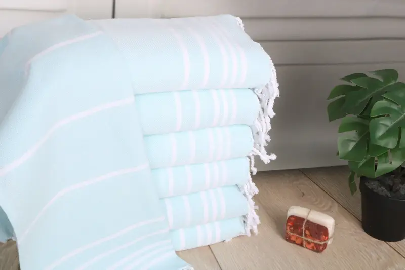 Wedding Favors Personalized Mint Cotton Tea Towel, 38x18 Inches