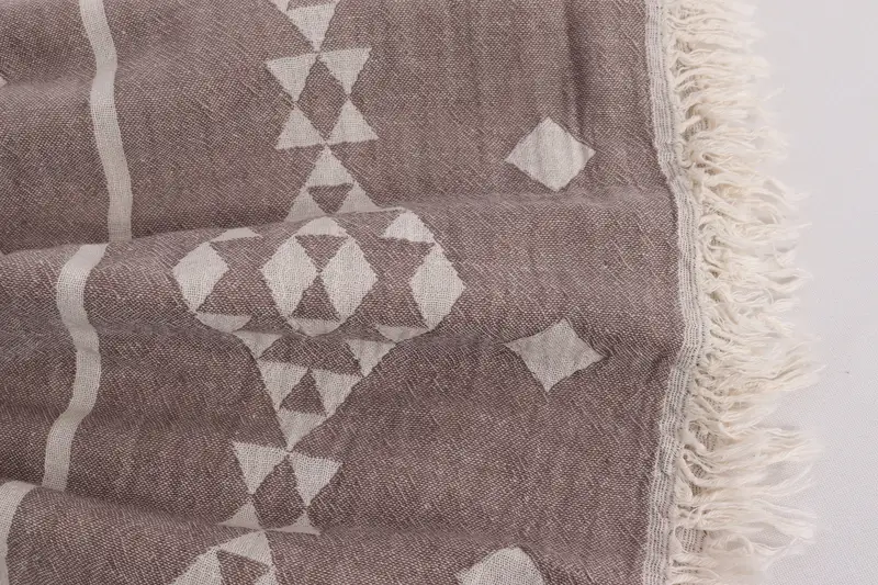 Turkish Blanket, Personalized Gifts, Turkish Tablecloth, Halloween Gifts, 70x60 Cotton Geometric Towel, Turkish Throw Blanket, Boho Throw Blankets - 8